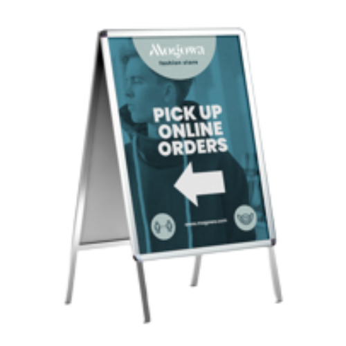 Caballetes y soportes publicitarios