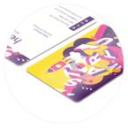 Cheap Glossy white PVC Business Card Printing all over the UK | Free delivery and 100% satisfaction guarantee for all personalised glossy plastic business cards with HelloPrint