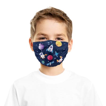 Barns ansiktsmasker med rymddesign