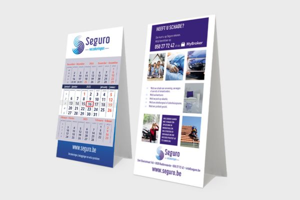 3 Maandskalenders bureau