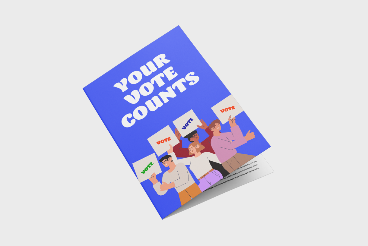 Election Folded Leaflets