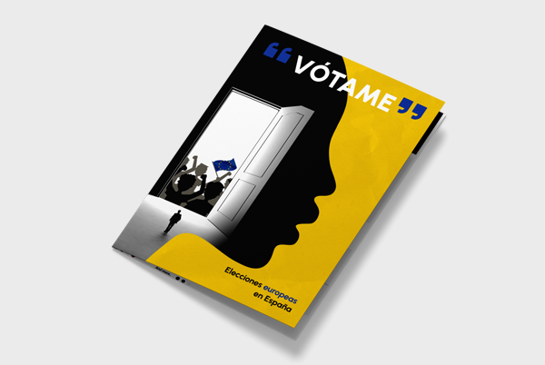 Folletos electorales plegados