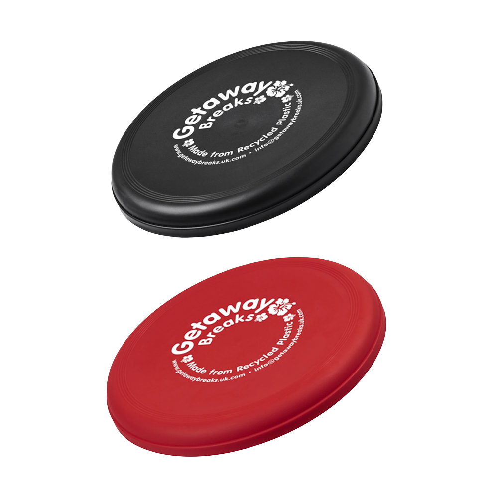 Orbit frisbee van gerecycled plastic