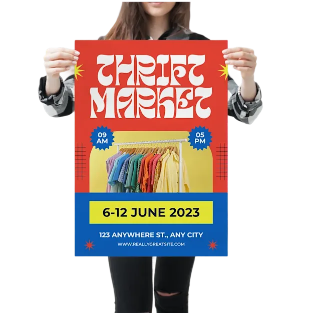 A2 Poster printing (420 x 594 mm)