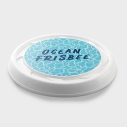 standing Frisbee recycled plastic
