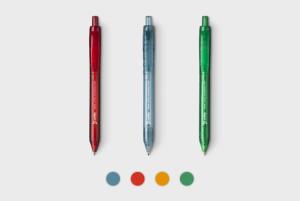 Pens in recycled bottle, printed with your company logo for a eco-friendly communication