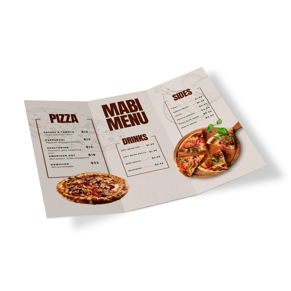 Folded Menus