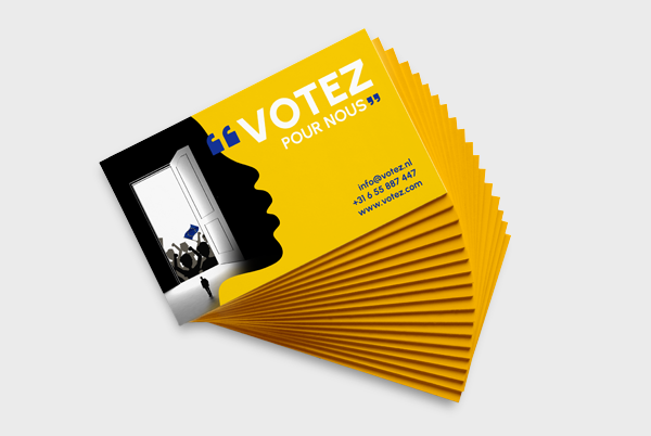 Cartes de visite électorales