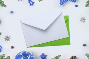 Enveloppes colorées (non imprimées)