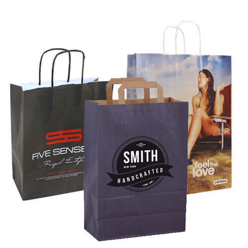 Shopper carta buste carta kraft personalizzate HelloPrint