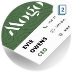 A 400gsm matte laminated business card icon available at Drukzo with custom printing solutions for a cheap price