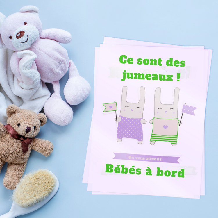 Faire-part de naissance personnalisé