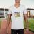 Gildan sustainable v-neck t-shirt personalisation