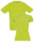 Sportliche T-Shirts für Mann und Frau mit personalisierten Druck bei Helloprint im Angebot. Jetzt in der Farbe Neon Grün erhältlich.