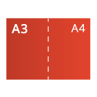 Icône flyer format A3 420x297 | Helloprint 