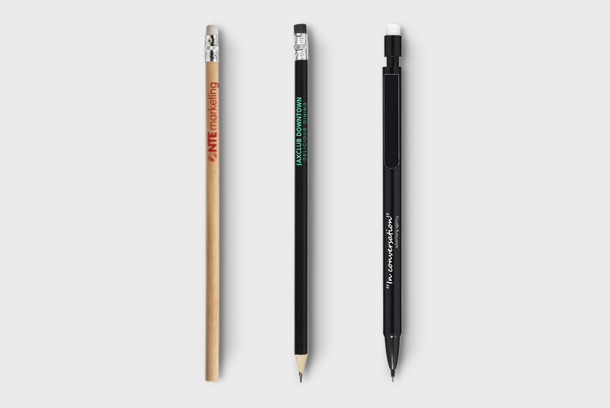 Print personalised pencils with your logo online at Helloprint