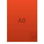 Icon für die bessere Veranschaulichung der Größe A0 im Vergleich mit A4. Genutzt bei Helloprint.
