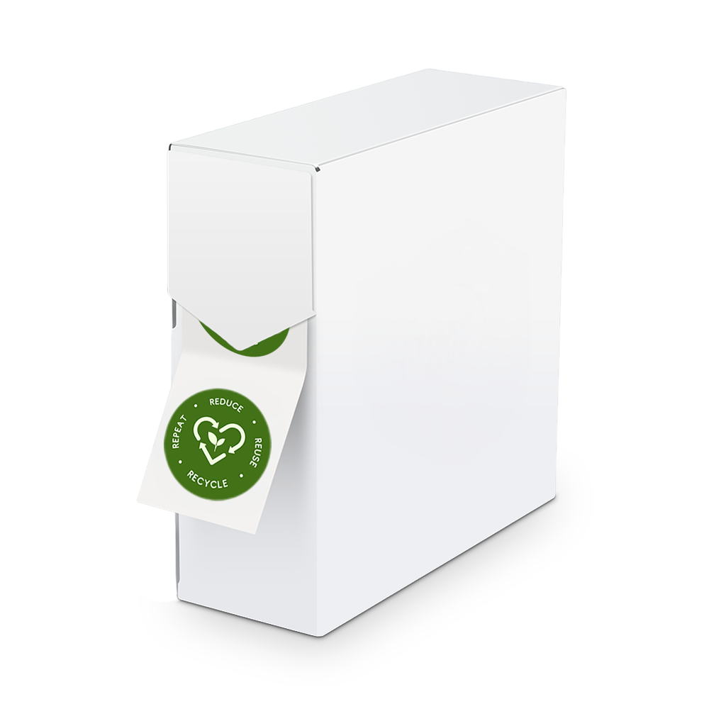 Duurzame stickers op rol