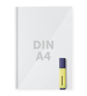 Icon für die DIN-A4 Broschüre, genutzt bei Helloprint