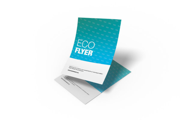 Milieuvriendelijke flyers