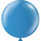 Große blaue Luftballons bei Helloprint in hoher Qualität mit personalisiertem Druck verfügbar.