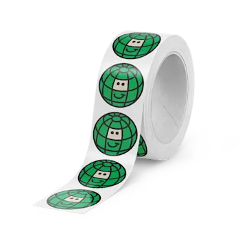 Étiquettes en rouleau simple