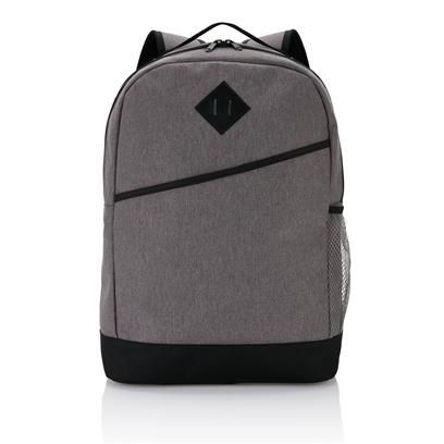 Custom Printed Modern Backpack with various compartments available at Helloprint.