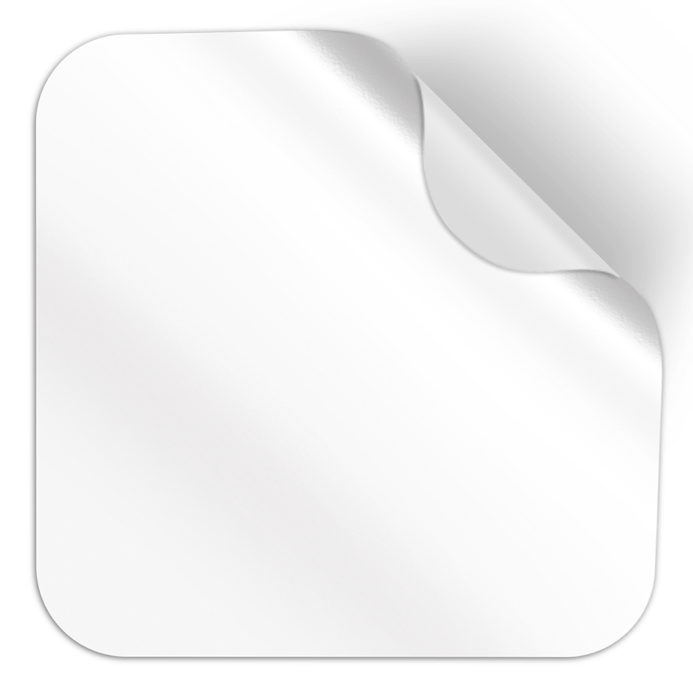 Papieraufkleber: 80 g/m²