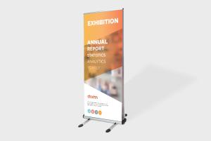 Roll-up banner outdoor