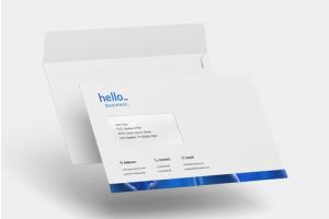 Envelopes custom printed online at Printking