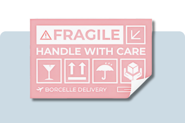 Rechthoekige Stickers