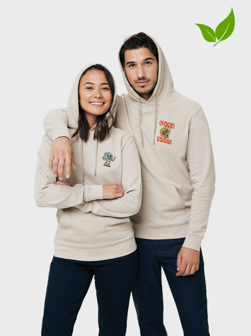 Gerecycleerd Katoenen Hoodie