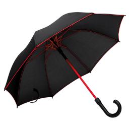 Paraplu met gekleurde details met logo