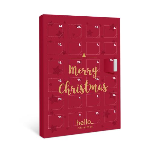 Christmas Advent Calendar which can be personalised at Helloprint affordably. 