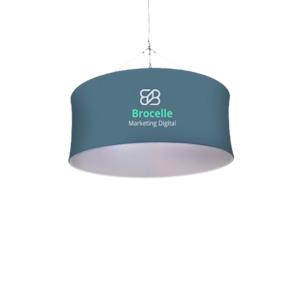 Hangende ronde zip-up display