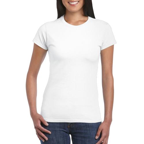 Premium dames T-shirt met ronde hals semi-fit
