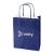 Blue paper bags with white inside printed professionally by Helloprint