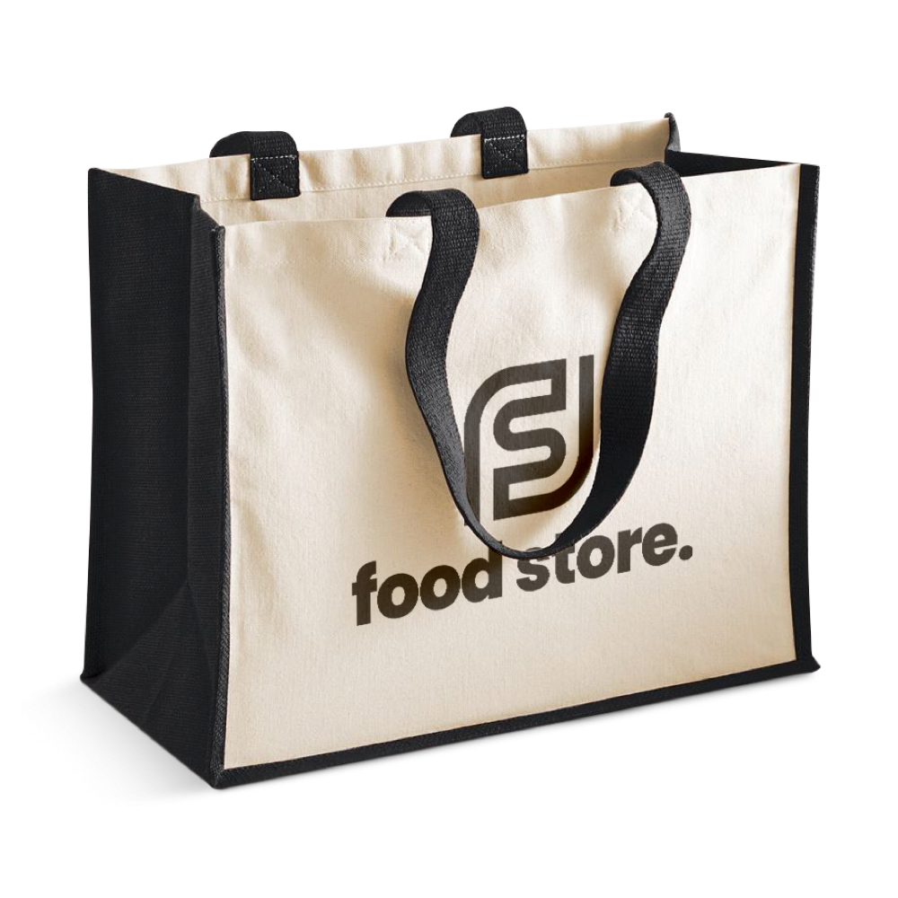 Beach bag in black, perfect for beach days! Only at Helloprint