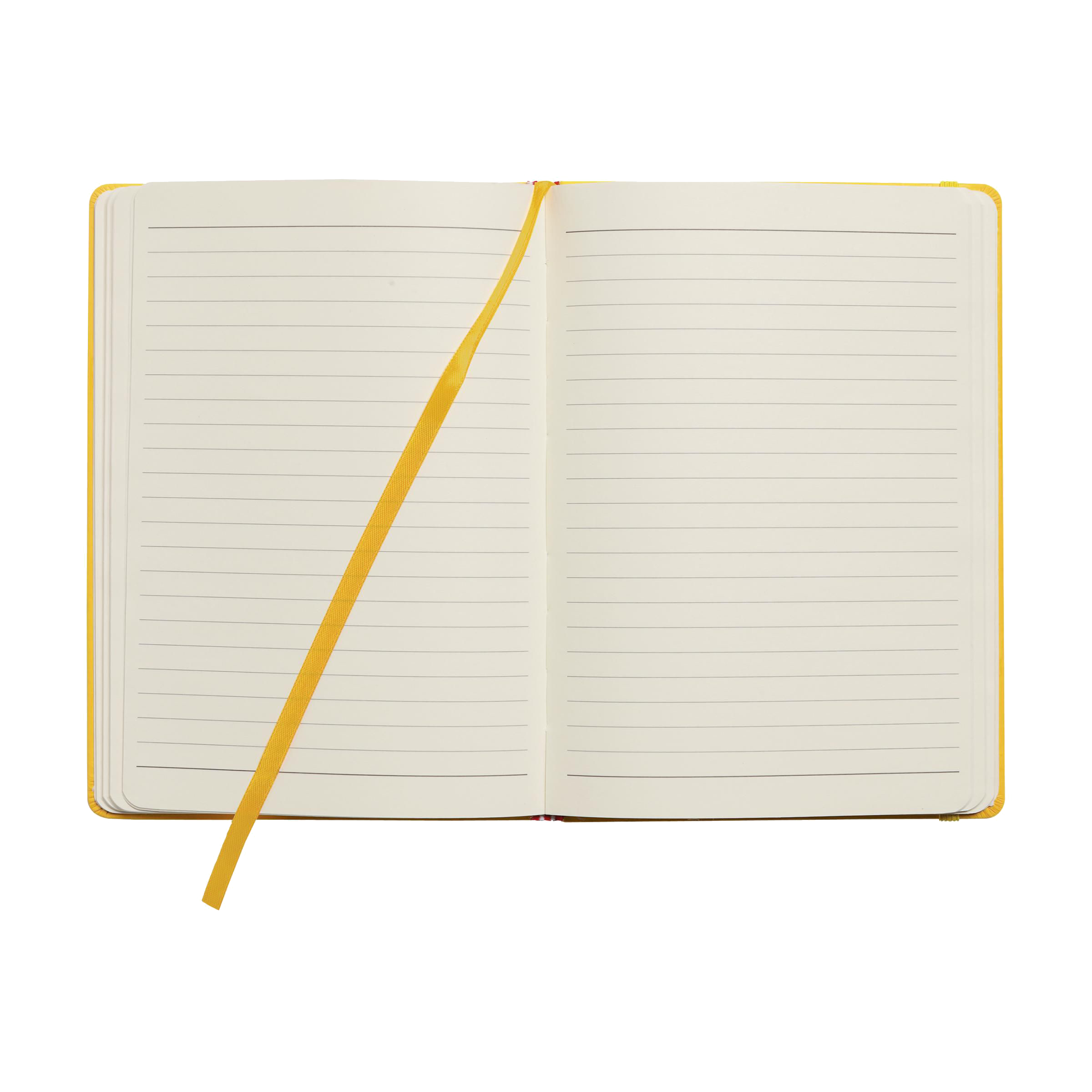 An open A4 notebook available with custom printing solutions for a cheap price at Helloprint