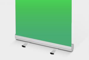 Green screen roll-up banner