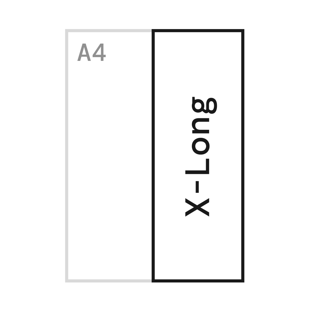 105 x 297 mm