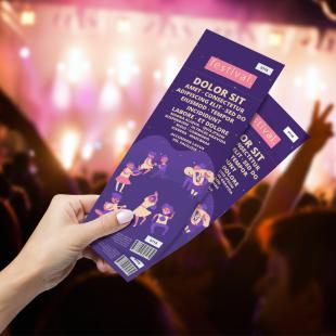 Imprimez vos pochettes billetterie pour vos tickets de concert
