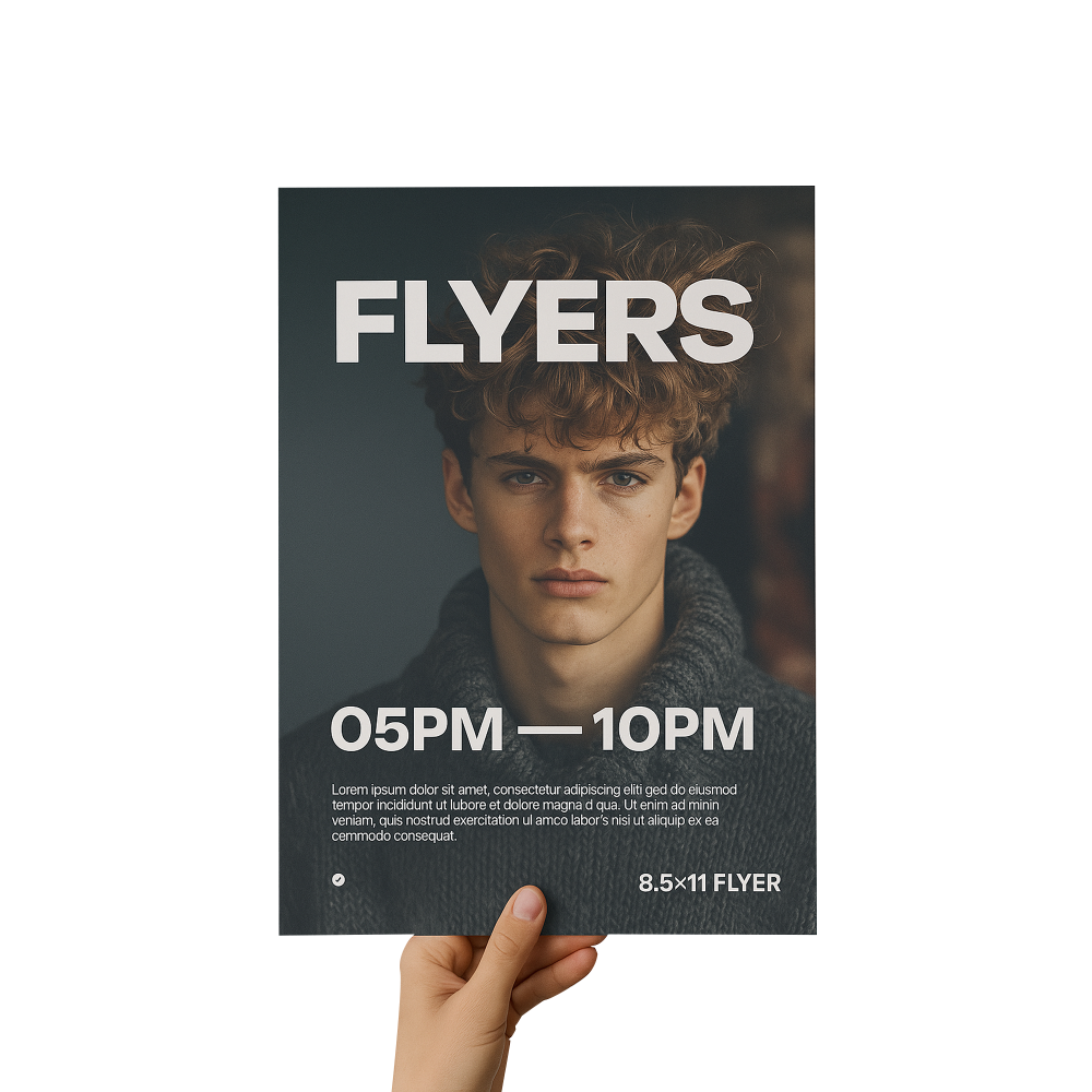 8.5x11 Flyer Printing | Letter Size Flyers for Business
