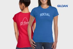 Gildan premium dames T-shirt
