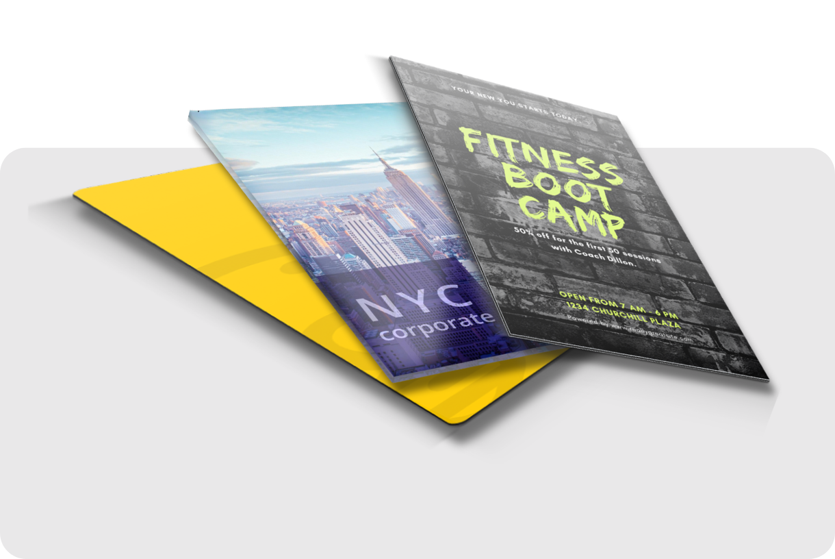 Reclameborden voor buiten