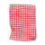 Image of a red and white picnic blanket. Personalise at Drukzo now!