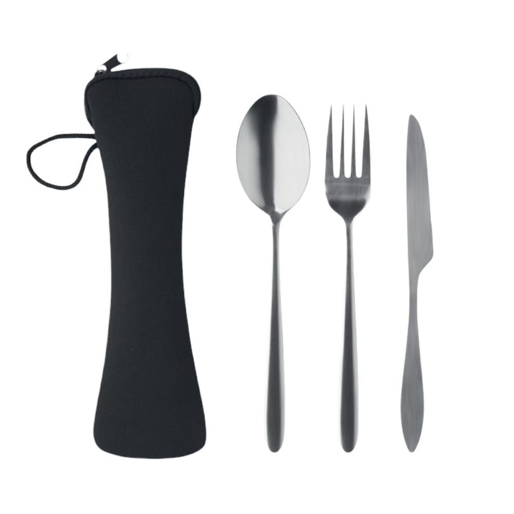 Cubiertos reutilizables personalizados