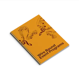 Wire Bound Event Programs