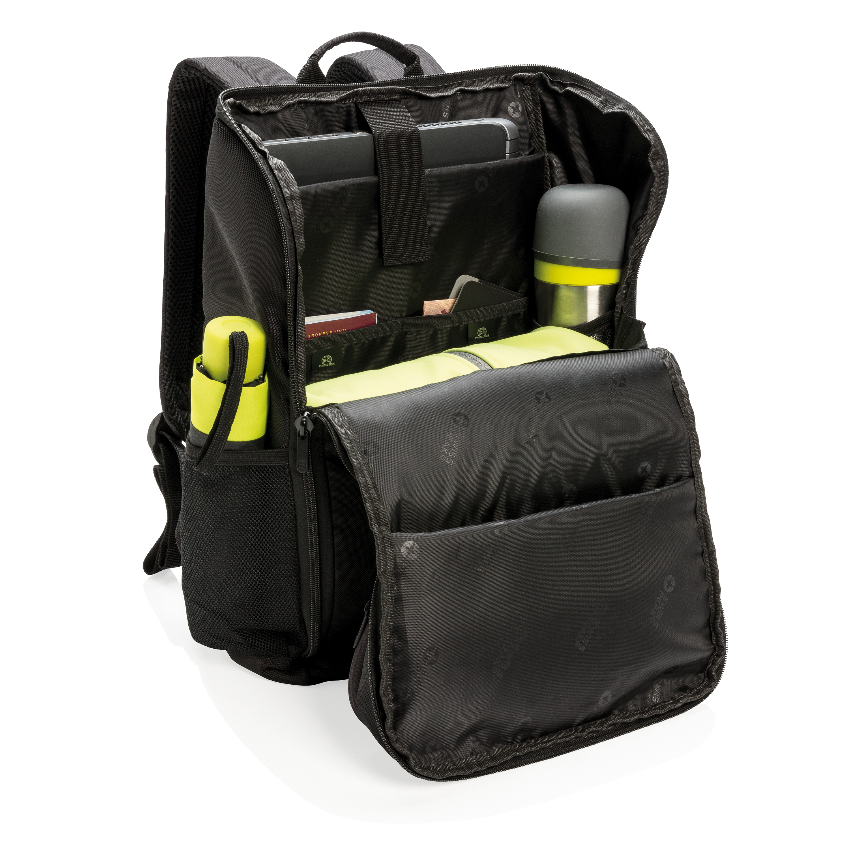 Personalised Premium Business Backpack with Convenient Pocket Setup, available at Helloprint.