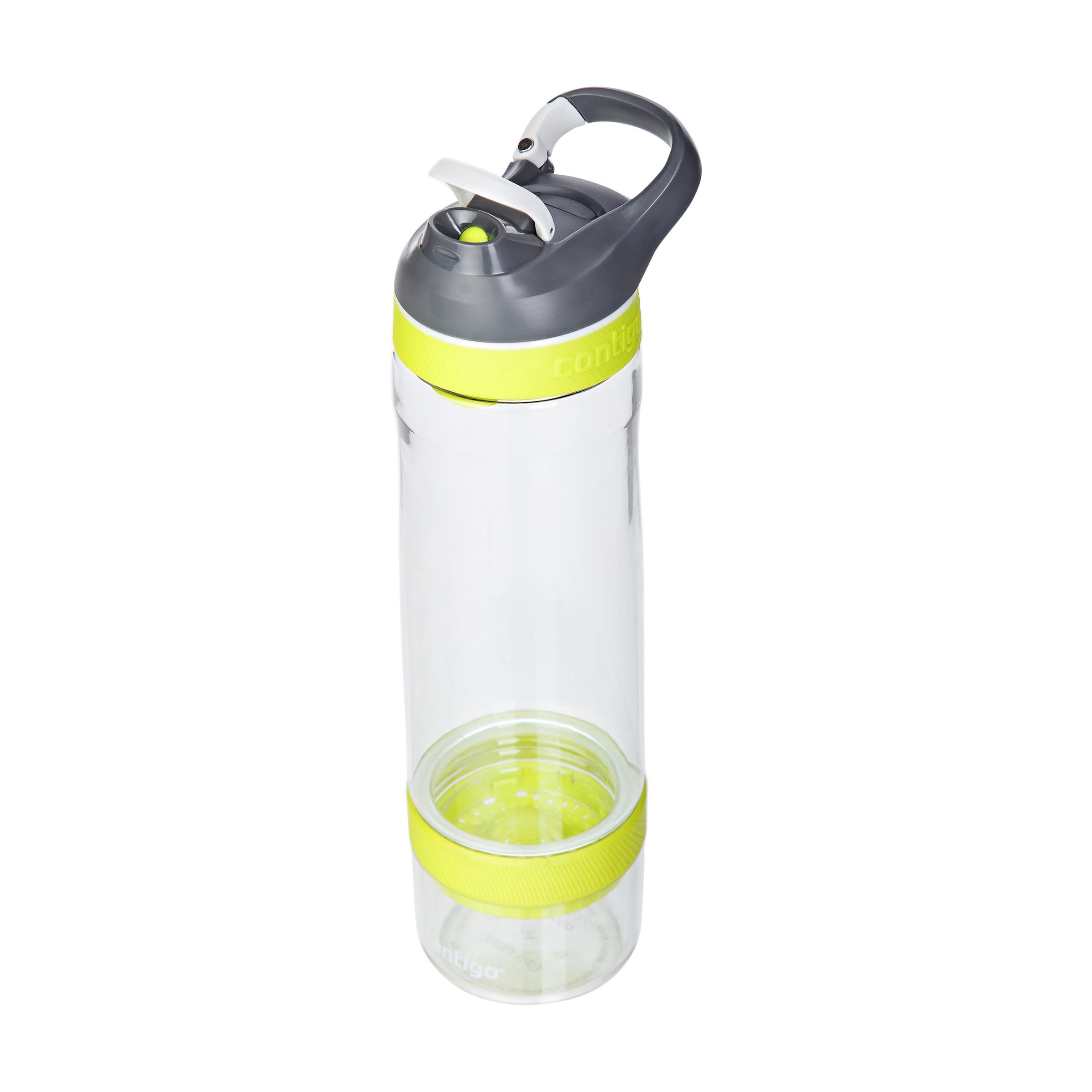 A yellow Contigo Cortland Infuser water bottle available at Helloprint with personalised printing options for a cheap price